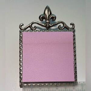 Liards Nickel Plated memo/note Holder